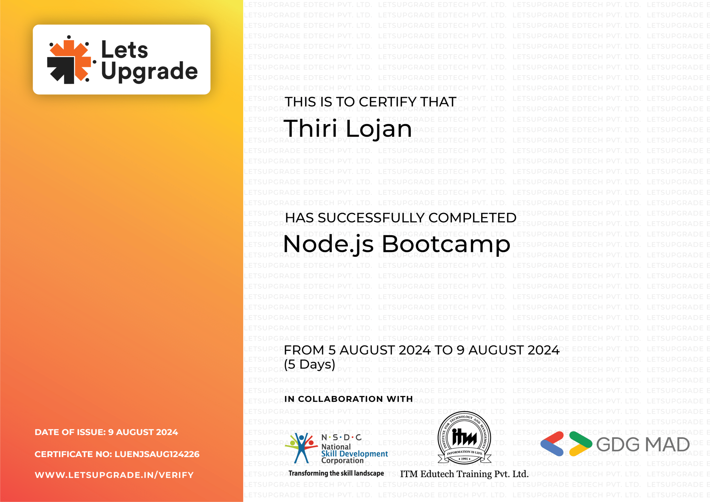 Node JS BootCamp
